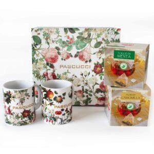 Combo floreale 2 mug e 2 infusi