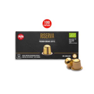 Caffè Bio in capsula alluminio riciclabile 100% comp. Nespresso 100 pz