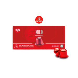 Caffè Mild in capsula alluminio riciclabile 100% comp. Nespresso 10 pz