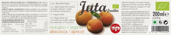Succo albicocca bio Juta Frutta (6 pezzi) - immagine 2
