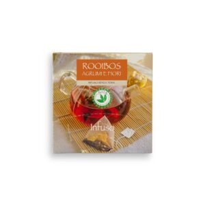 Infuso di rooibos agrumi e fiori in filtro