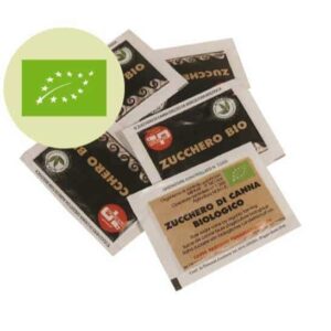 Zucchero di canna grezzo bio 5 g a bustina (confezione da 5 kg)