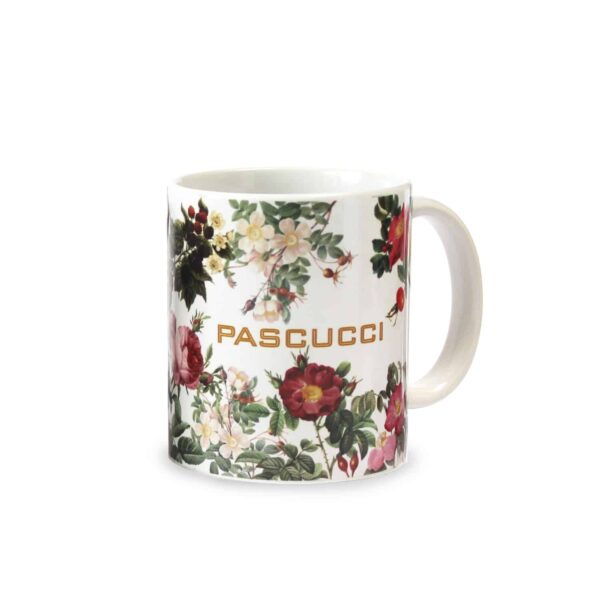 Tazza Mug "Floreale / rose selvatiche e bacche"