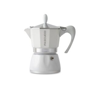 Caffettiera Moka 1 tazza bianca