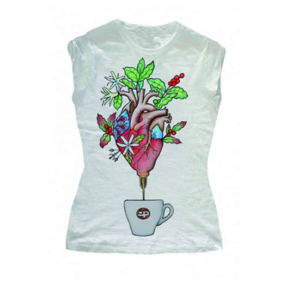 T-Shirt Coffee Heart - immagine 2