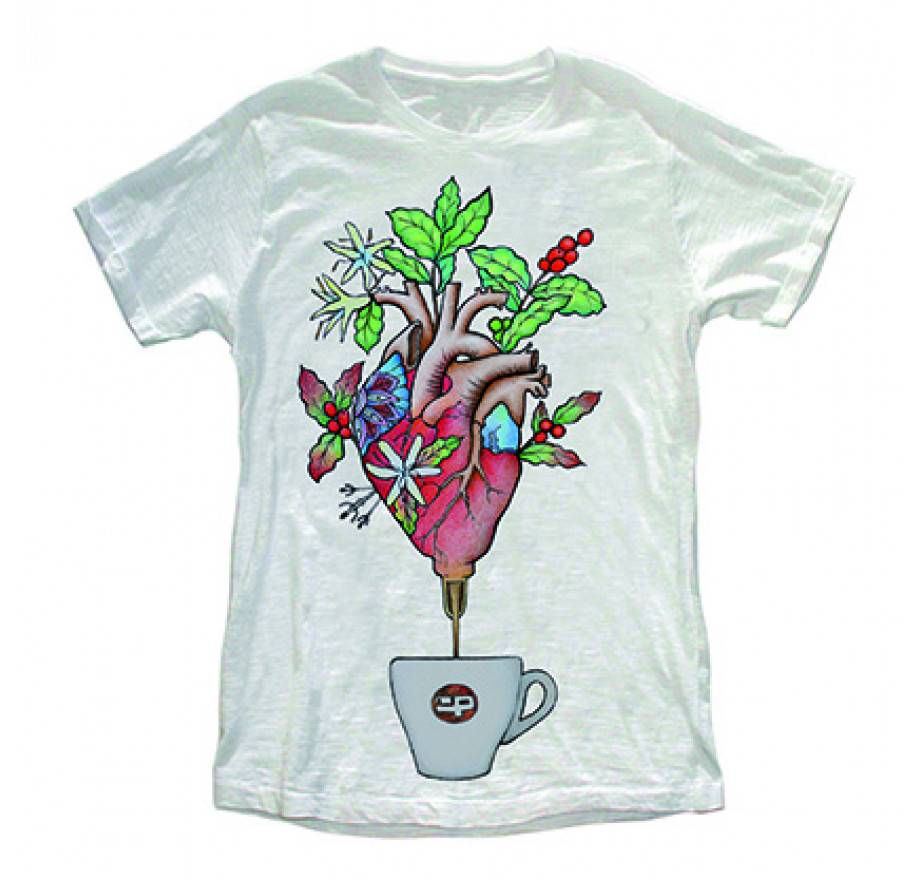 T-Shirt Coffee Heart