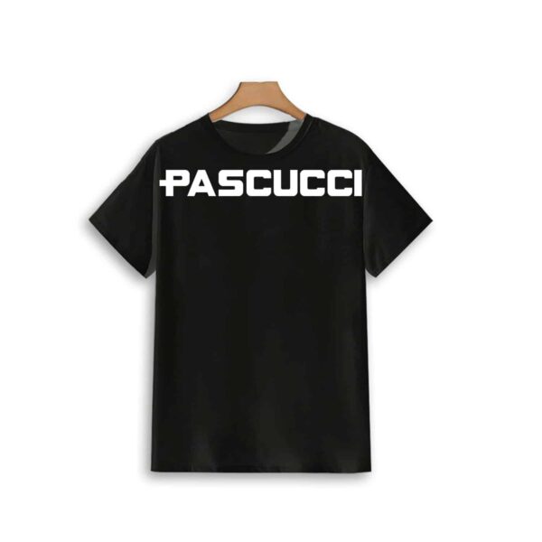 T-Shirt scritta Pascucci nera unisex