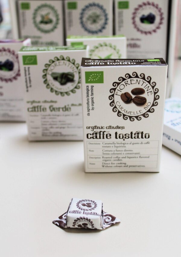 Caramelle bio "Fiorentine" caffè verde e zenzero - immagine 3