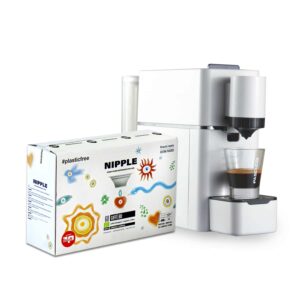 Macchina per capsule Nipple modello SV826 bianca + Caffè Bio Genesi in capsula Nipple (60 pz)