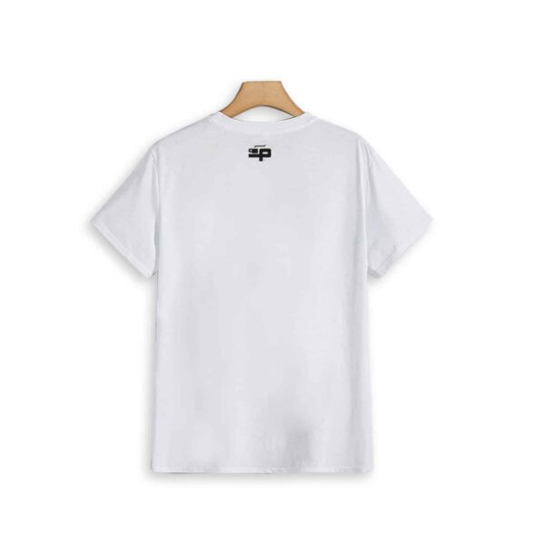 T-Shirt scritta Pascucci bianca unisex - immagine 2