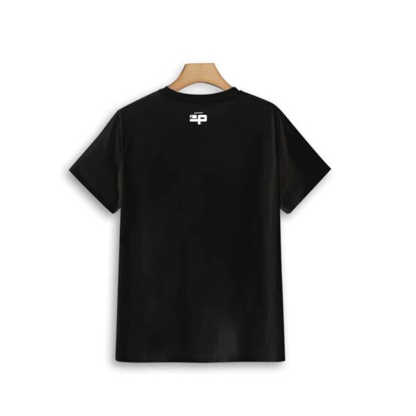 T-Shirt scritta Pascucci nera unisex - immagine 2