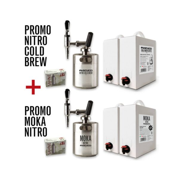 Promo "Moka Nitro" + "Nitro Cold Brew"