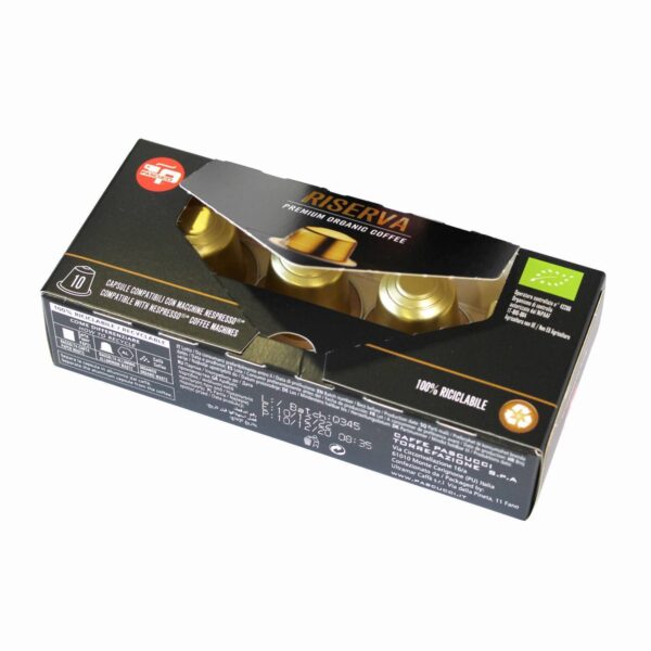 Caffè Bio in capsula alluminio riciclabile 100% comp. Nespresso 10 pz - immagine 2