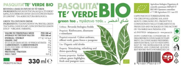 Tè verde Pasquita bio (6 pezzi) - immagine 2